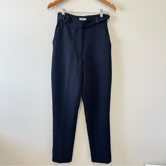 Wilfred Anna Pants Straight Leg Trouser Tan Womens 4 - Picture 2 of 12